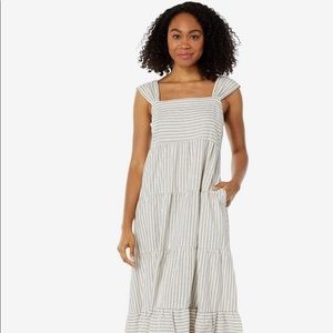 Madewell Women's Striped Tiered Dress